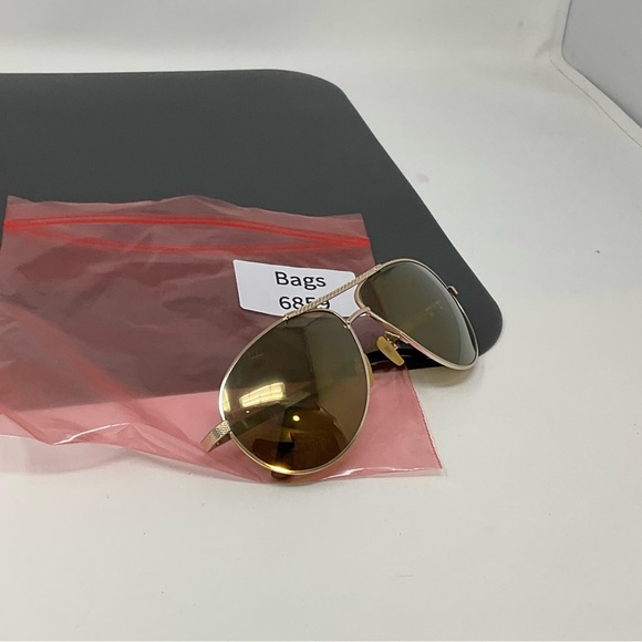 Marc New York aviator polarized gold brown sunglass - Picture 10 of 10